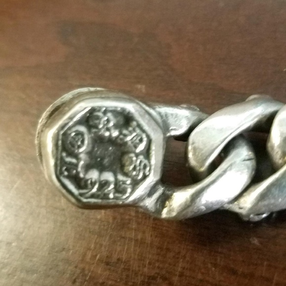Melrose Artist 925 Silver Custom Men's Bracelet - Picture 4 of 7
